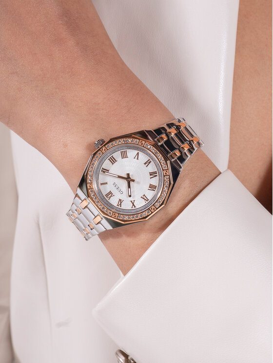 Guess Guess Zegarek GW0770L5 Srebrny