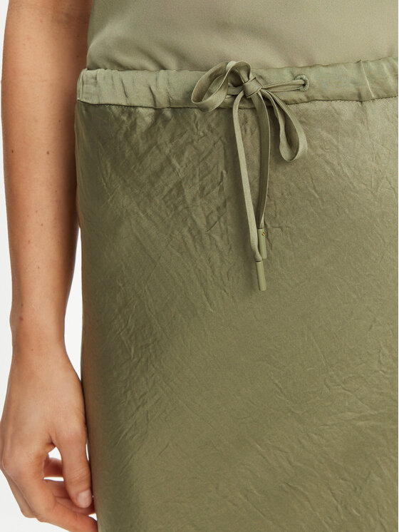 Marella Marella Gonna midi No 2513101055 Verde Regular Fit