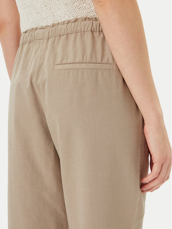 Marc O'Polo Marc O'Polo Medžiaginės kelnės M03 1340 10073 Smėlio Tapered Fit