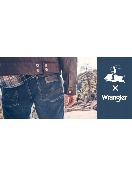 Wrangler Wrangler Jeansy Larston Niebieski Slim Fit