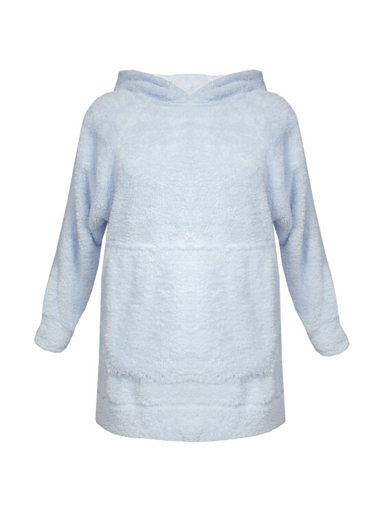 DKaren Lingerie DKaren Lingerie Bluza Ariela Błękitny Loose Fit