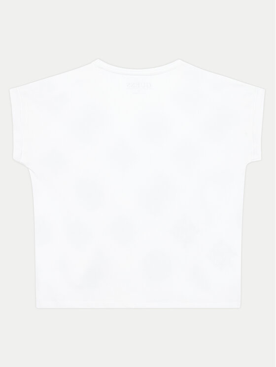 Guess Guess T-shirt J4YI25 K6YW4 Bijela Boxy Fit