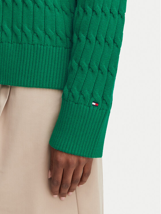 Tommy Hilfiger Tommy Hilfiger Кардиган WW0WW50078 Тъмнозелен Relaxed Fit