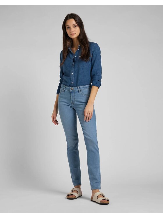 Lee Lee Koszula REGULAR SHIRT Niebieski Regular Fit