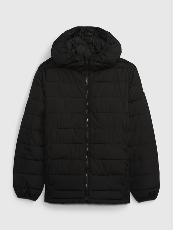 Gap Gap Žieminė striukė 726305-01 Juoda Regular Fit
