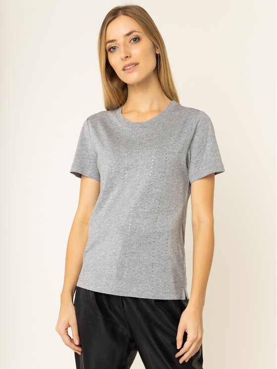 Guess Guess Tričko Krystal Tee W01I70 K46D0 Sivá Regular Fit