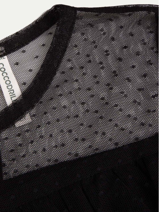 Coccodrillo Coccodrillo Sukienka codzienna ZC4128101MGJ Czarny Regular Fit