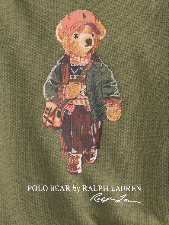 Polo Ralph Lauren Polo Ralph Lauren Μπλούζα 322B27294001 Σκούρο πράσινο Regular Fit