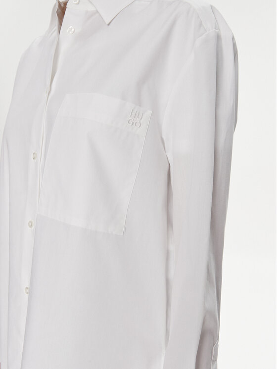 HUGO Hugo Marškiniai 50515741 Balta Oversize