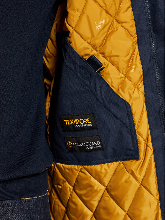 Jack Wolfskin Kurtka outdoor Clifton Hill 1113341 Granatowy Regular Fit Modivo.pl