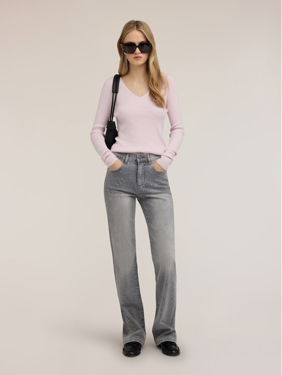 Motivi Motivi Maglione M340E002399N006 Rosa Slim Fit