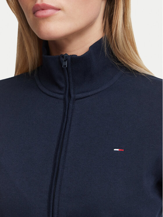 Tommy Jeans Tommy Jeans Sweatshirt Flag DW0DW23535 Dunkelblau Slim Fit