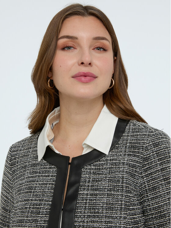 Fiorella Rubino Fiorella Rubino Giacca di transizione R002T001269N0Z3 Nero Boxy Fit