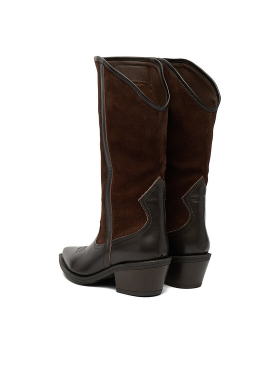 Badura Badura Stivali texani EO-BAYLOR-07101 Marrone