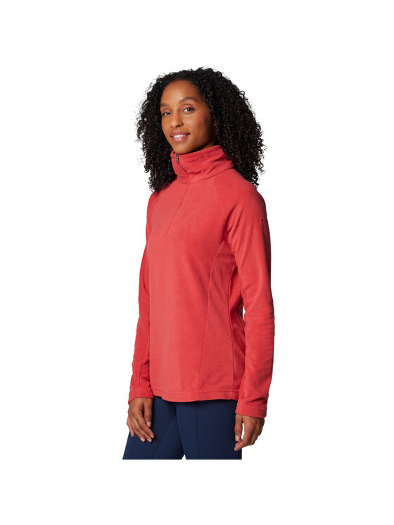 Columbia Columbia Polar Columbia Glacial IV Half Zip Fleece Czerwony Regular Fit