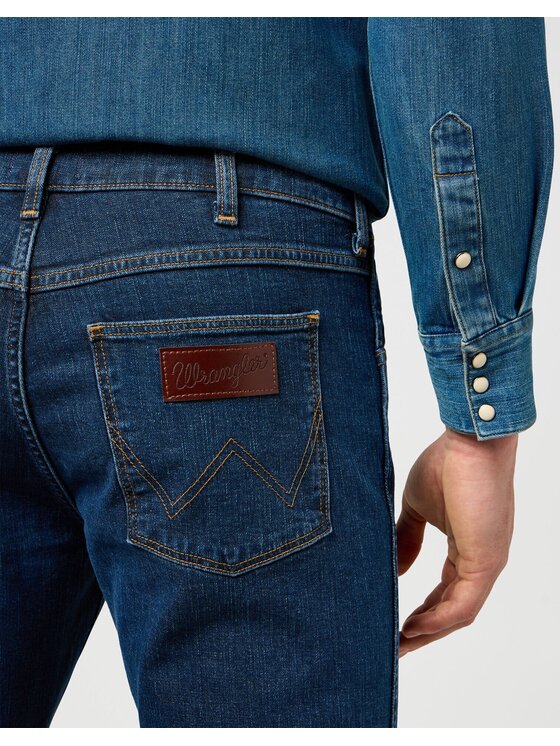 Wrangler Wrangler Jeansy GREENSBORO Niebieski Straight Leg
