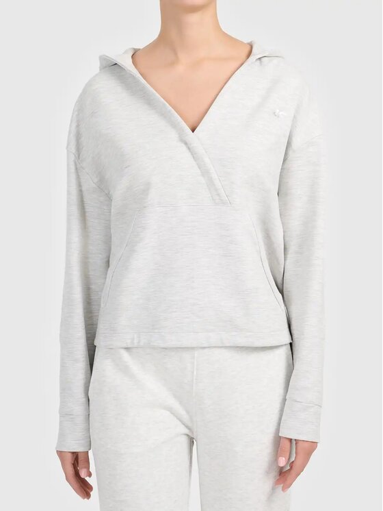 4F 4F Felpa 4FWAW26TSWSF2661-27M Grigio Loose Fit