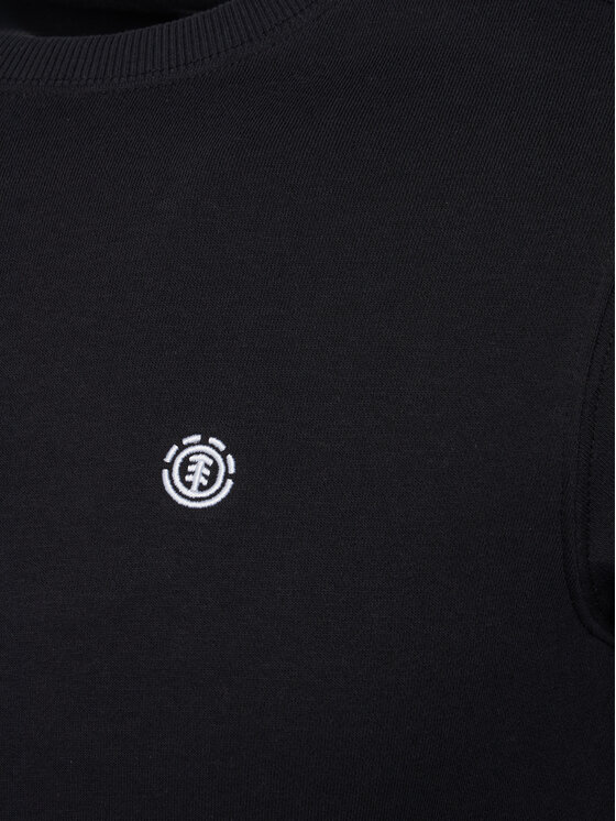Element Element Mikina Icon Embroidery CR ELYFT00197 Černá Regular Fit