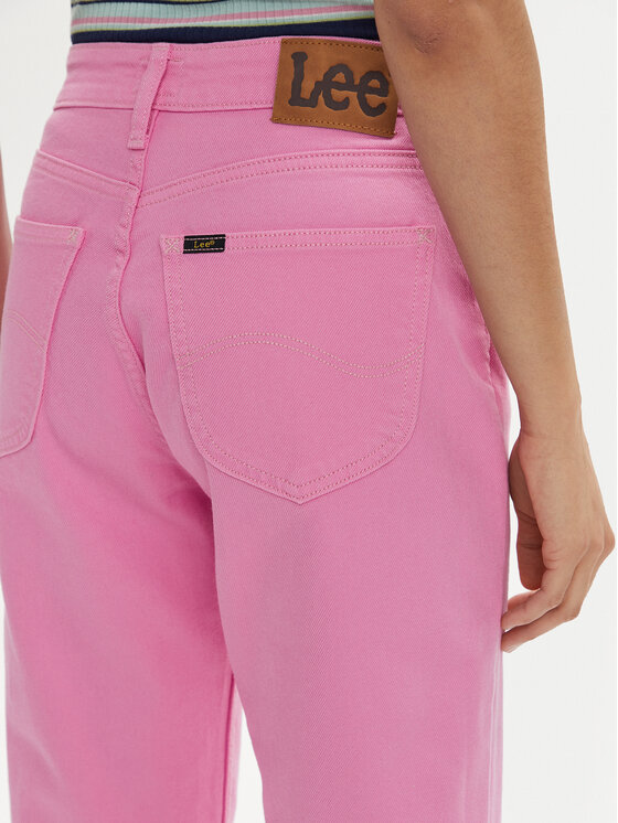 Lee Lee Jeans hlače Carol 112349595 Roza Straight Fit