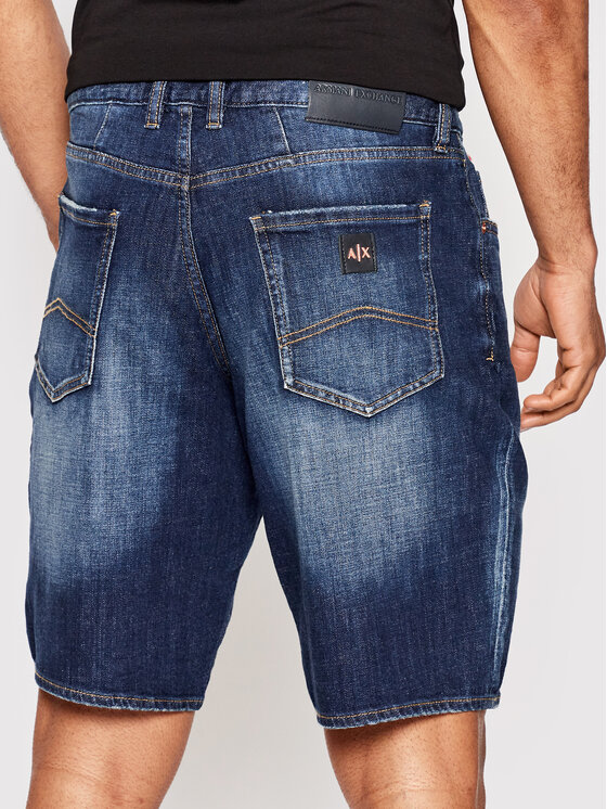 Armani Exchange Armani Exchange Džinsa bikses 3LZJ65 Z1LTZ 1500 Tumši zils Slim Fit