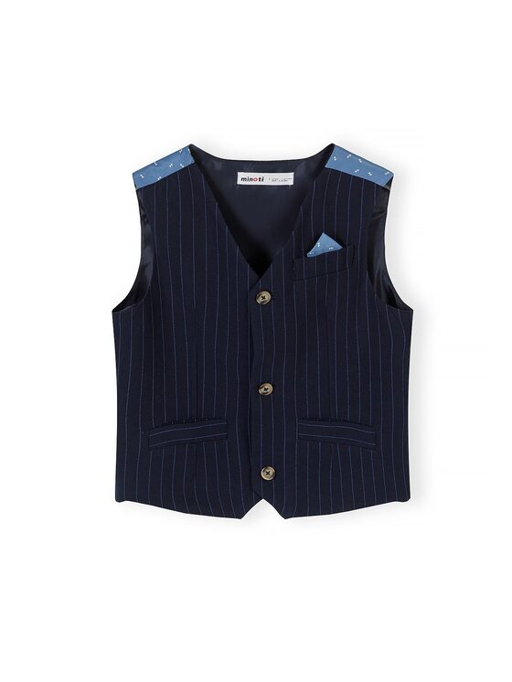 minoti minoti Komplet dziecięcy 33FORMAL200 Niebieski jasny Regular Fit