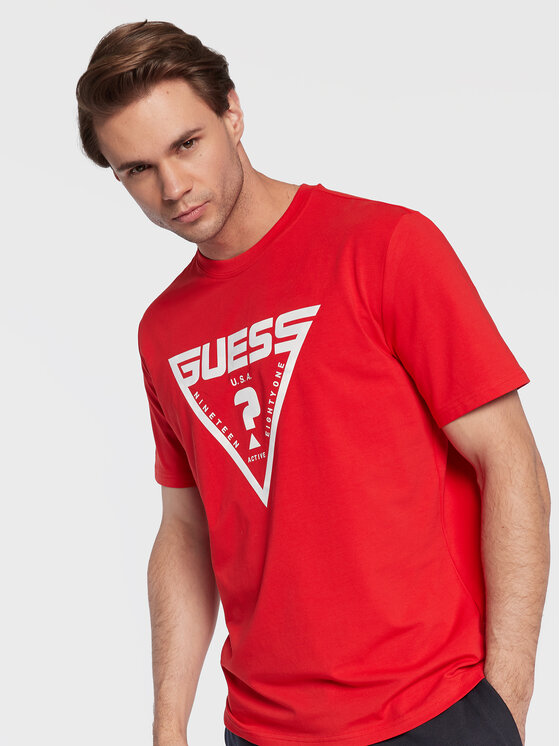 T-shirt Hardy Z2BI07 J1314 Rosso Regular Fit