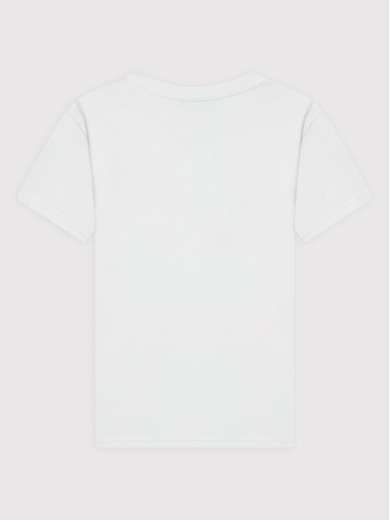 T-shirt Flame Logo Bianco Regular Fit