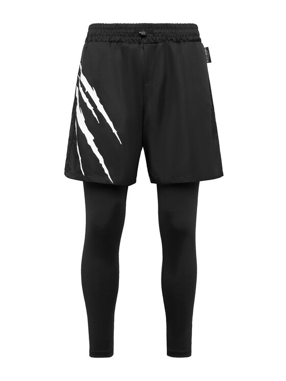 Plein Sport Plein Sport Legginsy 8227 Czarny Active Fit