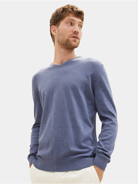 Tom Tailor Tom Tailor Sweter 1012820 Niebieski Regular Fit