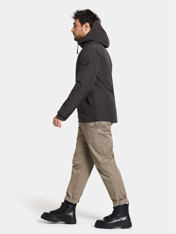 Didriksons Didriksons Μπουφάν χειμωνιάτικο Zino Usx Jkt 504864 Μαύρο Regular Fit
