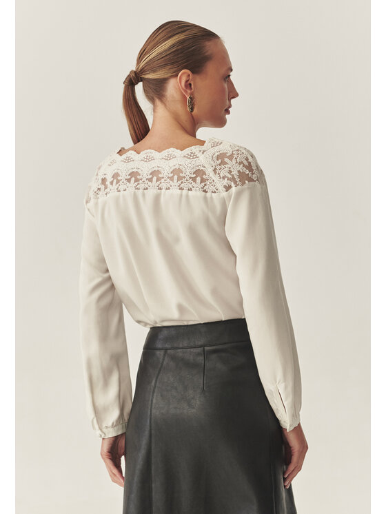 TATUUM TATUUM Halenka SARNA Krémová Classic Fit