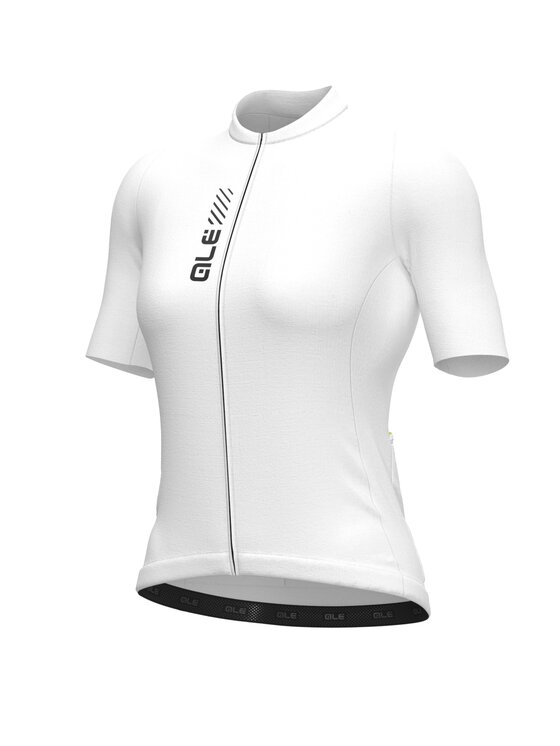 Alé Cycling Alé Cycling Koszulka rowerowa Solid Color Block 2.0 Biały Regular Fit