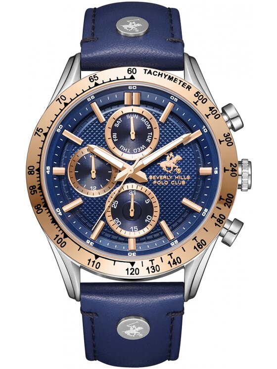 Beverly Hills Polo Club Beverly Hills Polo Club Zegarek BP3659X.399 Granatowy