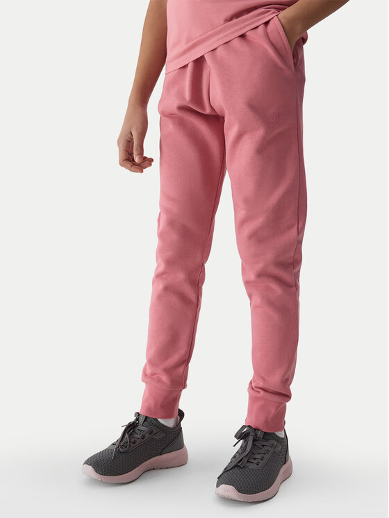 4F Pantaloni da tuta 4FJWSS24TTROF587 Rosa Regular Fit, taglia : 158
