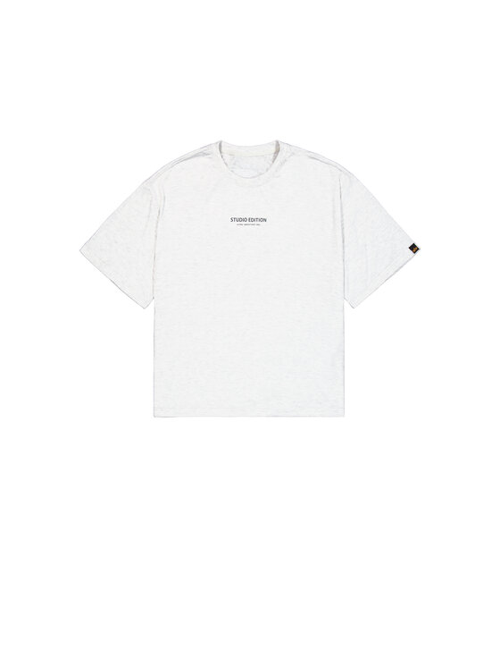 Alpha Industries Alpha Industries T-Shirt Studio Edition Backprint T-Shirt Szary Loose Fit