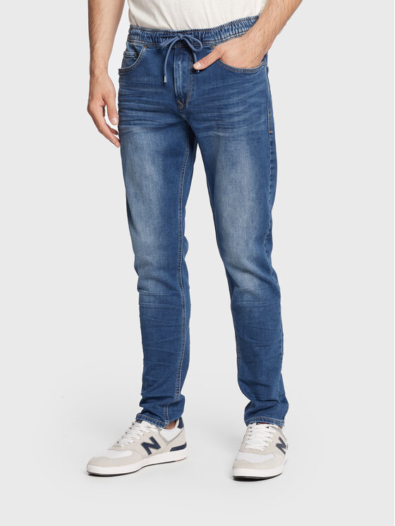 Salsa Jeans hlače 126326 Modra Slim Fit