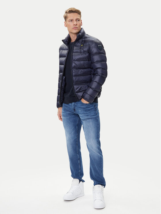 Blauer Blauer Пухено яке 25WBLUC03090 Тъмносин Regular Fit