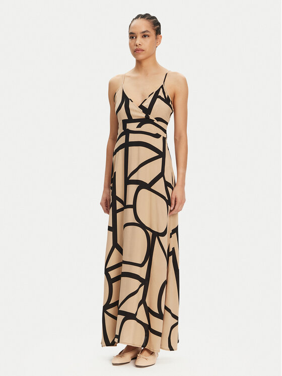 ONLY ONLY Nyári ruha Nova 15317840 Bézs Regular Fit