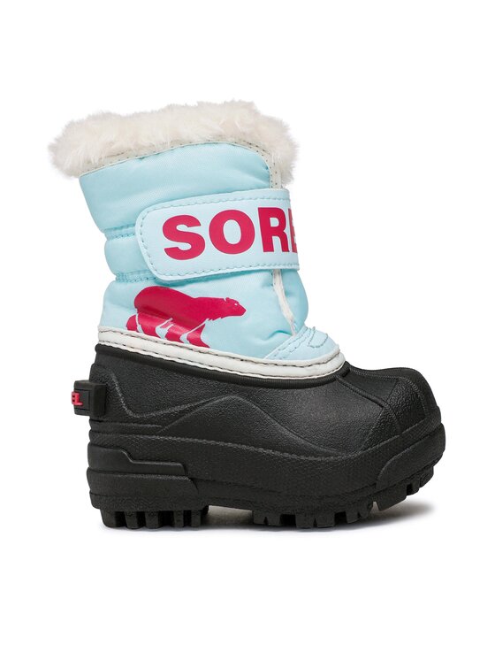 Sorel Škornji Za Sneg Toddler Snow Commander NV1960-428 Svetlo Modra