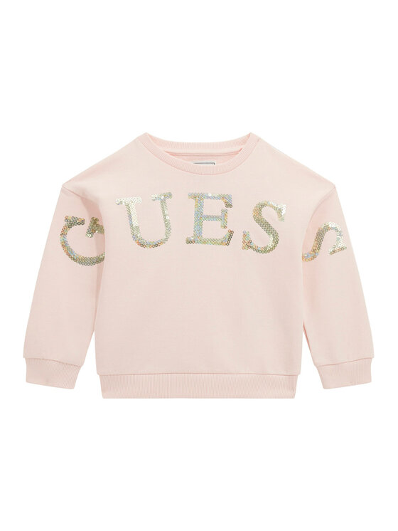 Guess Guess Pulóver K5BQ04 KAD74 Rózsaszín Regular Fit