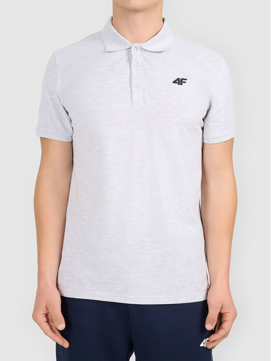 4F 4F Polo TPTSM0771-27 Szary jasny Active Fit