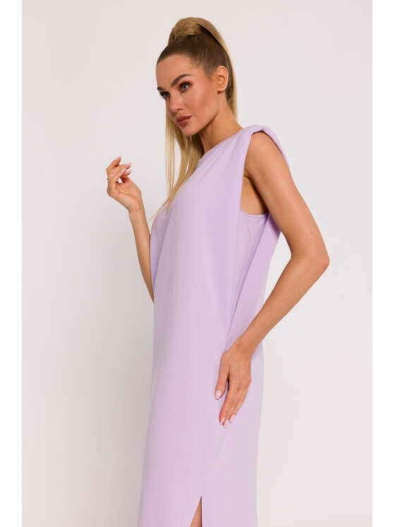 Made of Emotion Made of Emotion Letní šaty M790 Fialová Generous Fit
