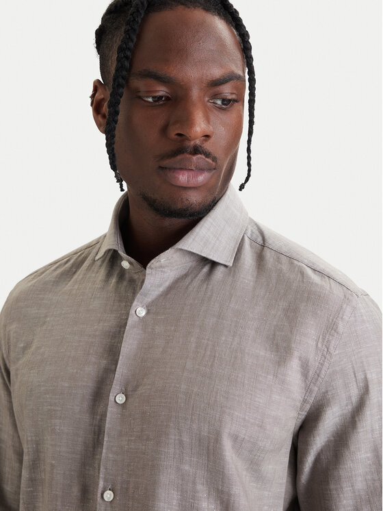 HUGO HUGO Hemd Kason 50539775 Beige Slim Fit