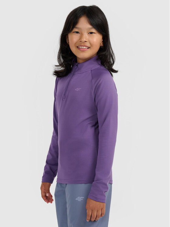 4F 4F Longsleeve SKI UNDERWEAR Fioletowy Regular Fit