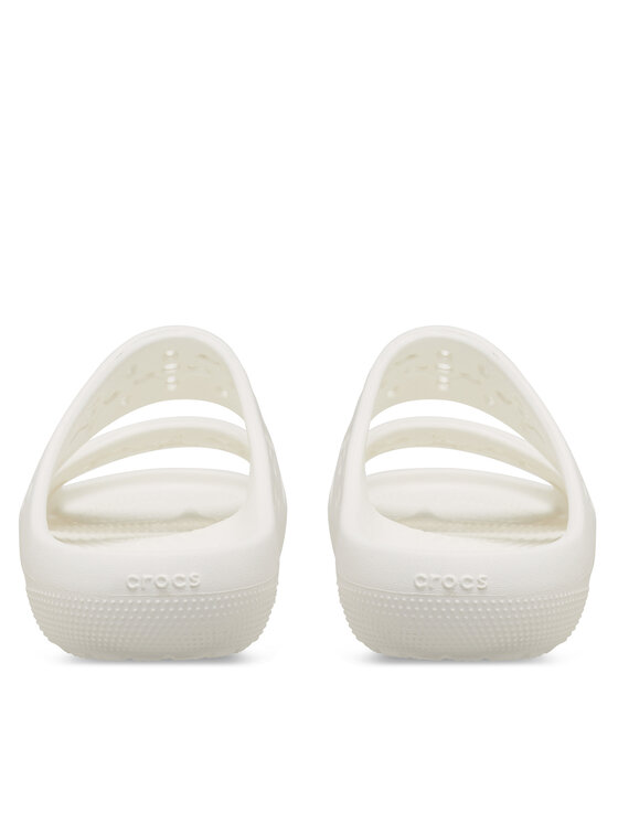 Crocs Crocs Natikače Classic Floral Cutout Sandal 210966 Bijela