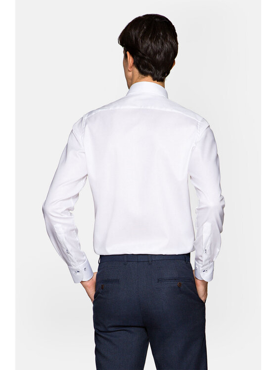 Lancerto Lancerto Koszula Almeria 6 KO051221000079 Biały Regular Fit