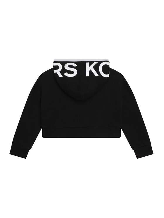 MICHAEL KORS KIDS MICHAEL KORS KIDS Bluza R15174 S Czarny Regular Fit