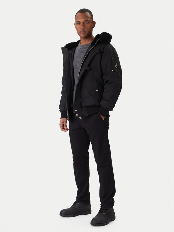 Moose Knuckles Moose Knuckles Bunda bomber Strathmore M33MB027S Černá