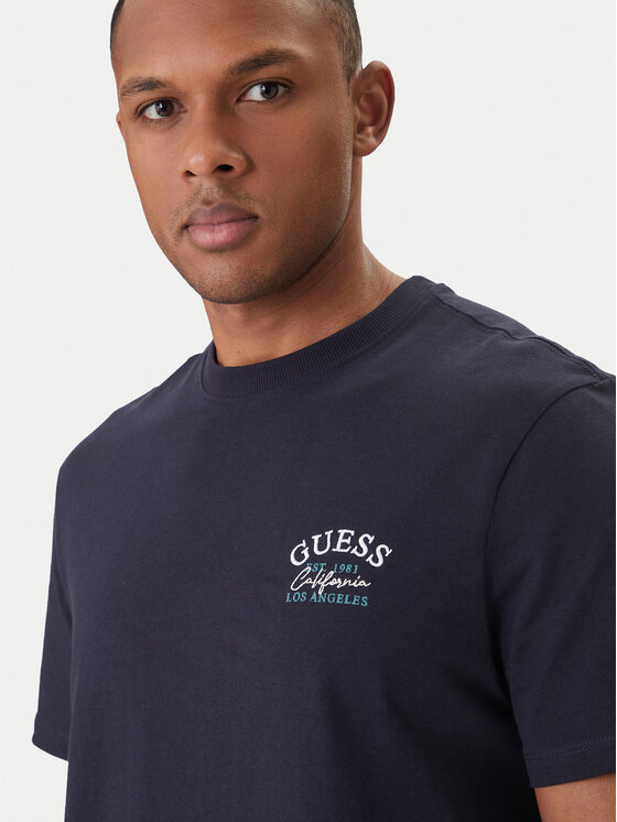 Guess Guess Футболка M6GI19 K3051 Cиній Reglan Fit