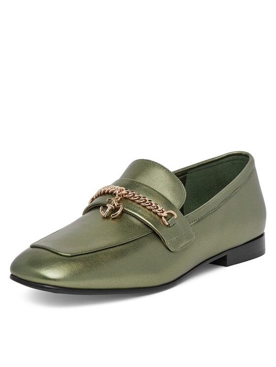 Eva Minge Eva Minge Loafersy CYNIA-LT2513-37 Zelená
